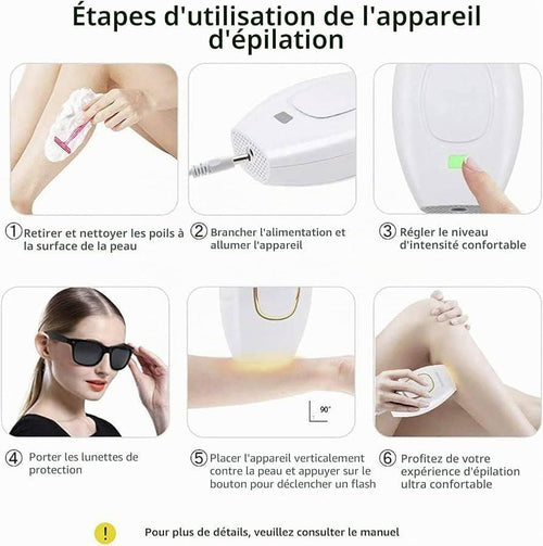 Laser Hair Removal IPL– 1M Flashes - جهاز ليزر إزالة الشعر
